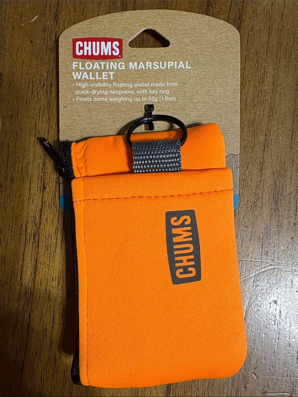 CHUMS Floating Marsupial Wallet - Orange